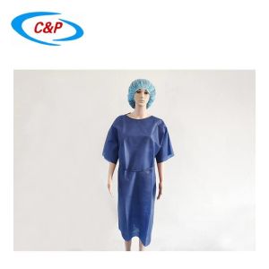 China Blue Hospital Nonwoven Medical Gown For Isolation Bulkbuy wholesale