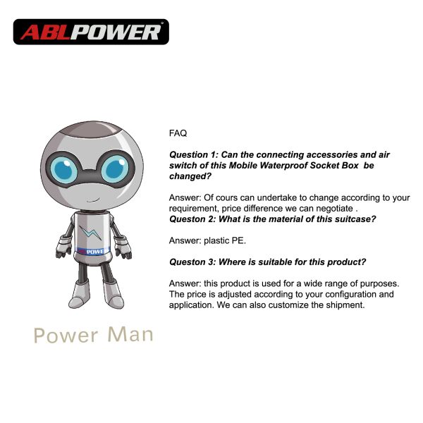 Vlotage Meter Display 8 Way Output 3P 16A Power Distro Boxes