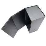 Varnishing 1C Black Folding Packaging Boxes Save Shipping Space