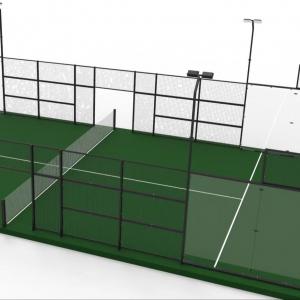 China Outdoor Synthetic Smooth Padel Tennis Court Easy Installation wholesale