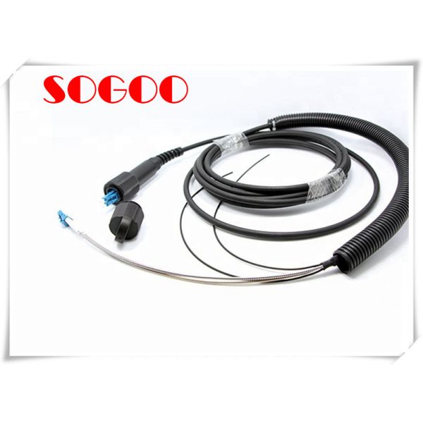 LSZH Jacket CPRI Fiber Cable Waterproof With PDLC DLC FTTA Connector