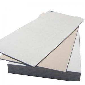 China Paperbacked Plasterboards Type Fireproof Gypsum Board with High Purity Gypsum Powder on sale