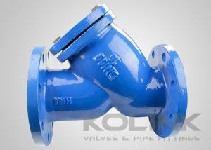 China Ductile Iron Y Strainer GGG40 GGG50 PN10 PN16 PN25 Flanged wholesale