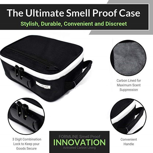 Lightweight Carbon Smell Proof Bags For Herb Grinders Customized Size / Color