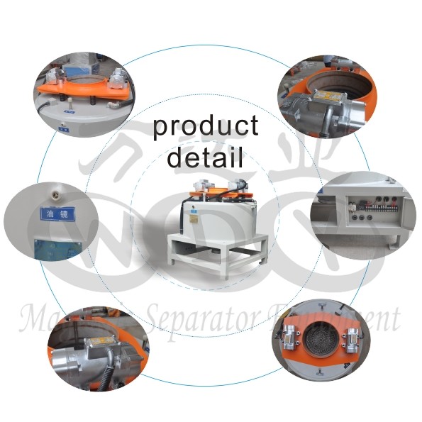 Dry Powder Mineral Permanent Electro Magnetic Separator Equipment 20A600 For Feldspar,quartz，medicine