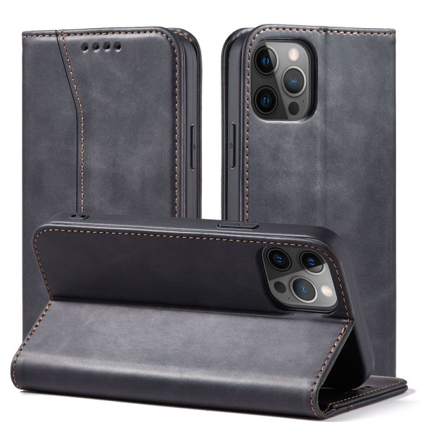 Retro Wallet Phone Case , Leather Protective Case Card Pocket Holder For Iphone XS