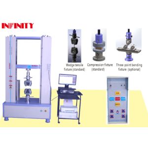 50 HZ Power Supply Servo Controlled Tensile Testing Machine High Precision Hand