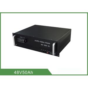 China LiFePO4 Telecom Battery with 3U Pack , Home Battery Backup System on sale