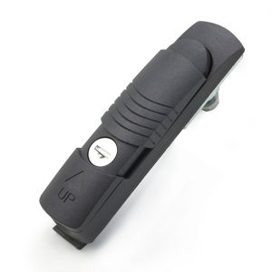 Electrical Cabinet Door Swing Handle Lock With Push Up Hidden Keyhole