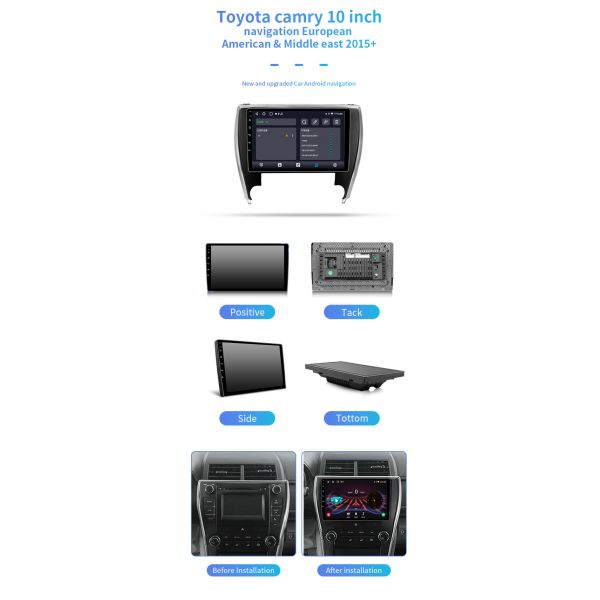 Touch Screen Car Dvd Player For Toyota Camry European American With USB GPS Navigation Spotify Car Radio