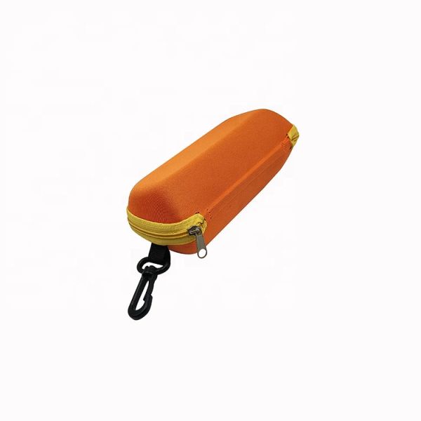 Fashionable Unisex EVA Glasses Case Orange Color 162*75*66mm