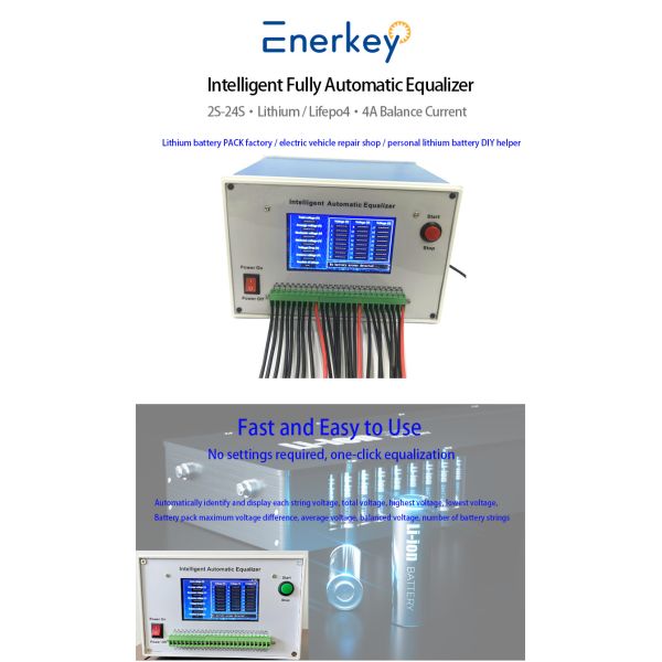24S 4A Intelligent Fully Automatic Equalizer Lifepo4 Battery Voltage Measurement