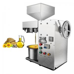 China Temperature Control Oil Extractor Commercial Peanut Sesame Oil Press Stainless Steel Oil Press Machine wholesale