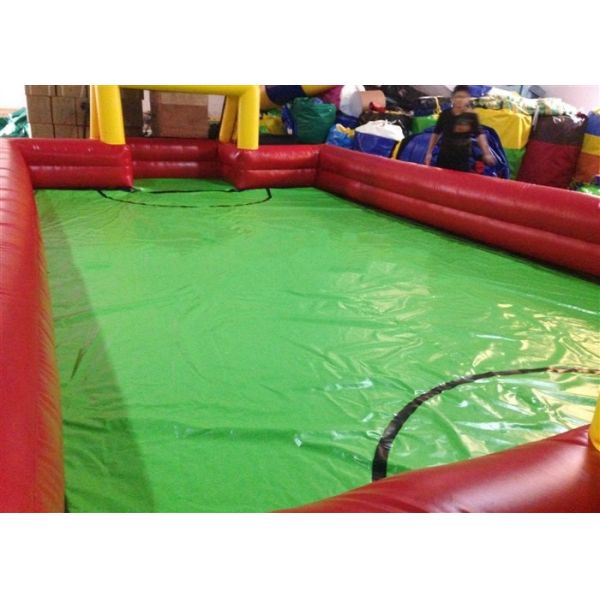 Customized Inflatable Football Field Interactive Sport Games Inflatable Water Soccer Field