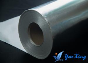 China Sliver Aluminum Foil Fiberglass Cloth To Reflect Radiant Heat Away wholesale