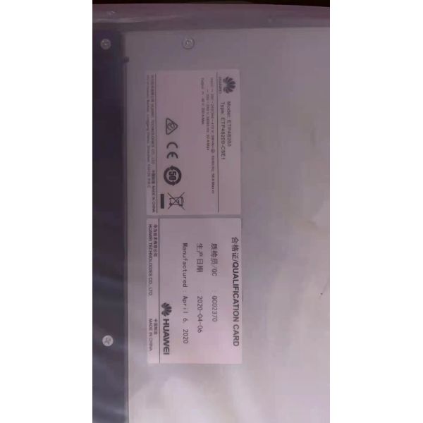Huawei ETP48200-C5E1 Embedded Communication Switching Power Supply 48V200A Configuration R4850G Module
