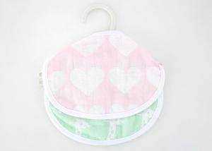China 2pk Jacquard Infant Baby Feeding Bibs / Toddler Drool Bibs Healthy And Safe on sale