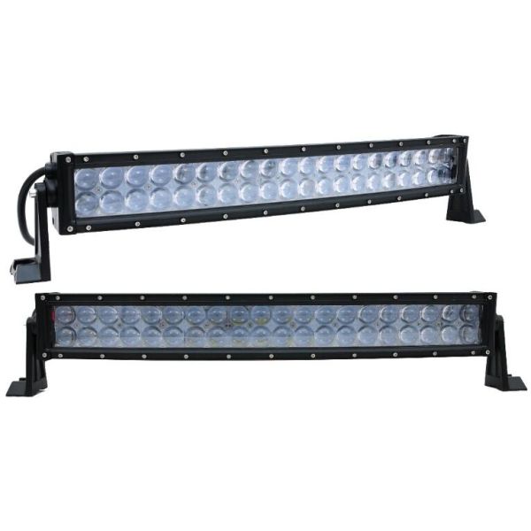 22 Inch 120W Curved LED Light Bar Cup 4D Unique Reflector 6000K Cool White Led Truck Light Bar