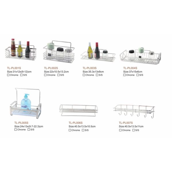 Creative Trendy Home Accessories 304 Stainless Steel Household Dish Plate Drying Storage Holder Rack Kitchen