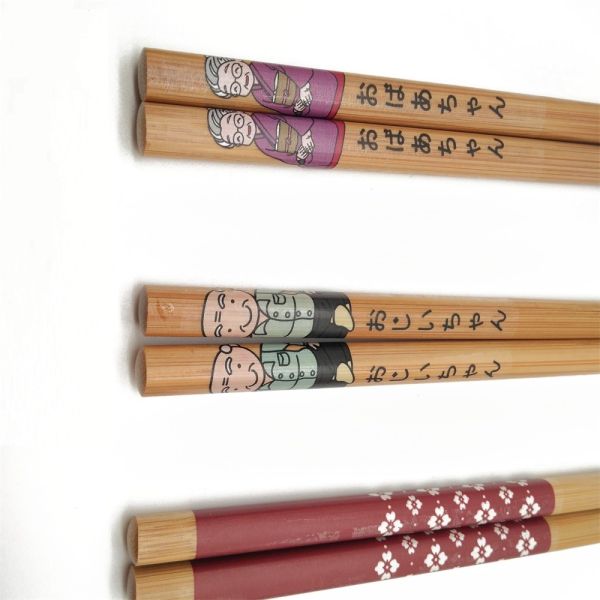 Hotel Carbonized Reusable Bamboo Chopsticks Chinese Custom Logo