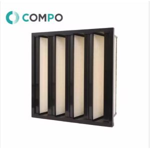 Buy cheap Cleanroom Solutions Box V Bank Filter 24x24x12 For Gas Turbine Air Inlet Filter from wholesalers