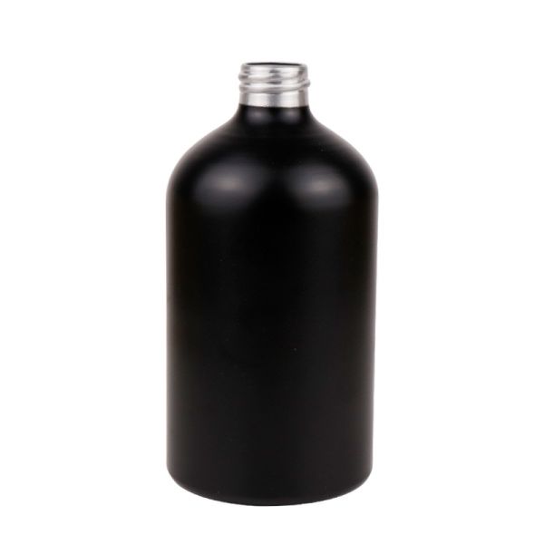 Black Metal Lotion Pump Aluminum Cosmetic Bottles 10ml-1000ml Personal Care Packaging