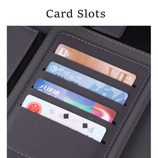 A5 Power Bank Waterproof Zipper Notebook PU Leather Combination Wireless Charger Notebook Luxury Corporate Gift