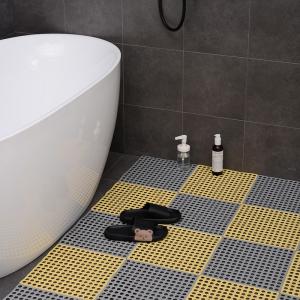 China Sustainable Splicing Floor Mat Anti Slip Toilet Floor Mat 30*30CM wholesale