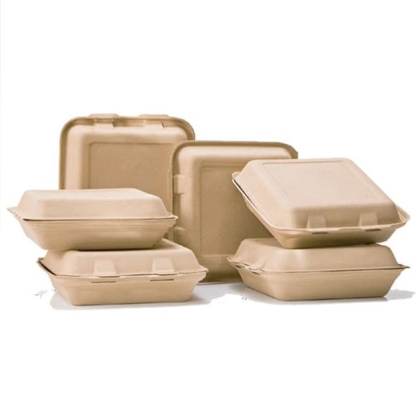 Quality Eco Food Serving Tools Biodegradable 1000ml Takeaway Food Container for sale