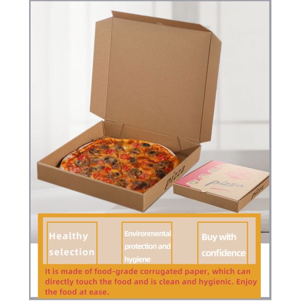 Fast Food Cartons Pizza Container Box Package 18x18 Corrugated Board