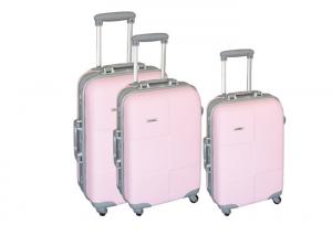 China ABS Oxford Cloth Travel Luggage Sets , Iron Trolley Girly Luggage Sets On Wheels on sale