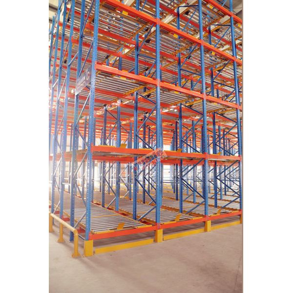 Freezers Pallet Flow Racking Maintenance Free , Material Handling Racks FIFO Operated