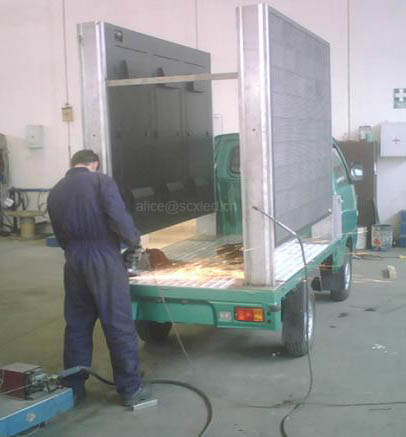 Waterproof Mobile Truck Led Display , Hd Advertisement Led Mobile Billboard