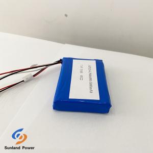 China 7.4V 5AH LP806090 2S1P Polymer Lithium Ion Batteries I2C Function With Fuel Gauge wholesale