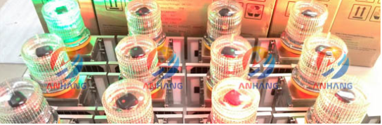 Solar Powered Boat Navigation Lights For 3 - 5 Nautical Miles Navigation