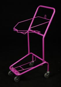 China Personal Shopping Trolley Folding Luggage Cart 4 Swivel Flat Bearing 5 Castors on sale