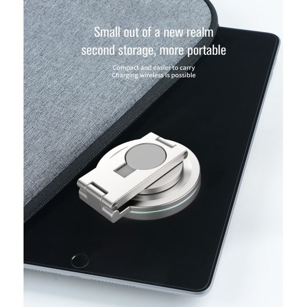 360-Degree Rotation 15W Magnetic Wireless Charger with Type C Cable 98.3*24.7*95.8mm