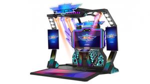 China 3 Screen Dance Battle Dancing Arcade Machine Somatosensory With Music wholesale