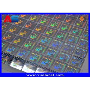Tamper Evident QR Code Serial Number 3D Holographic Stickers hologram security