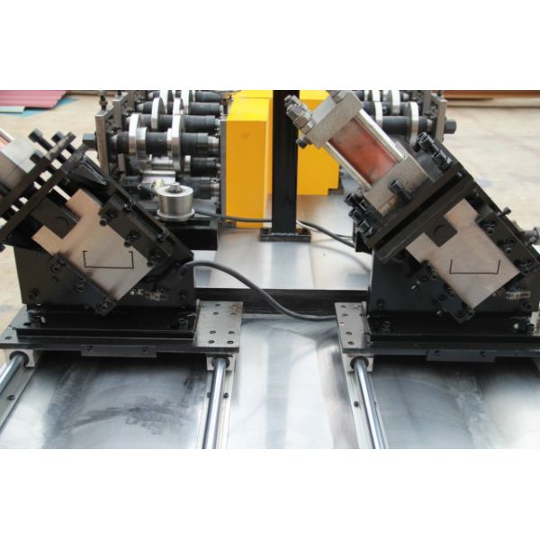 8.5kw Full Automatic Purlin Roll Forming Machine With 0-15m / Min Speed
