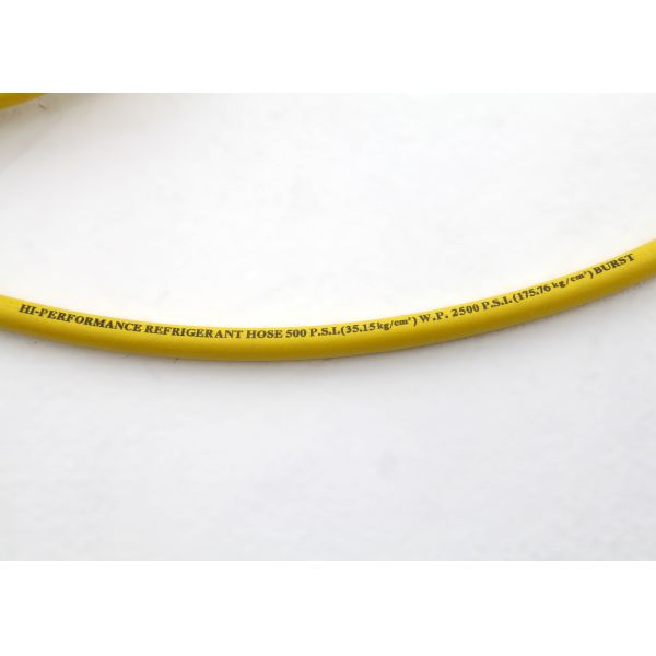 Quality Polyester Fiber Spiral Hose Pipe , Yellow Jacket Refrigerant Hoses for sale