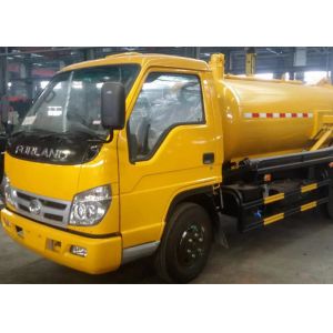China 5mm Carbon Steel Manual Gearbox 4cbm Sewer Suction Truck wholesale