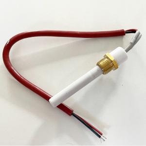 China Threaded Ceramic Glow Igniter ,  Ceramic Ignition Element For Solid Wood Fuels on sale