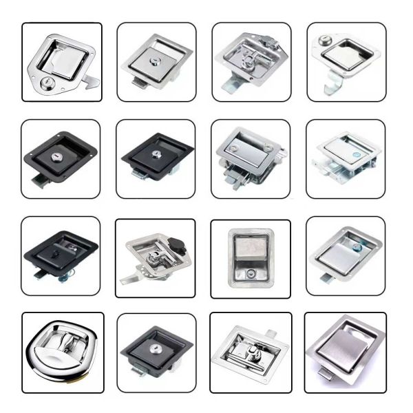 Single Point Heavy Duty Stainless Steel Flush Mount Latch Paddle Latch No Locking