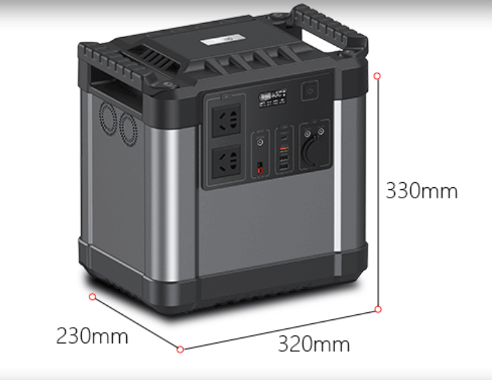 500 Cycles 2000w Rechargeable Portable Generator Pure Sine Wave