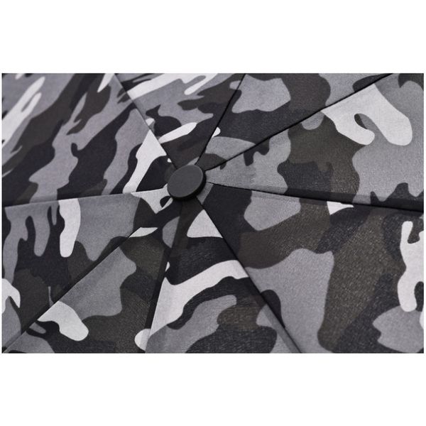 Customized Automatic Travel Umbrella Camouflage Pattern Colorful Handle