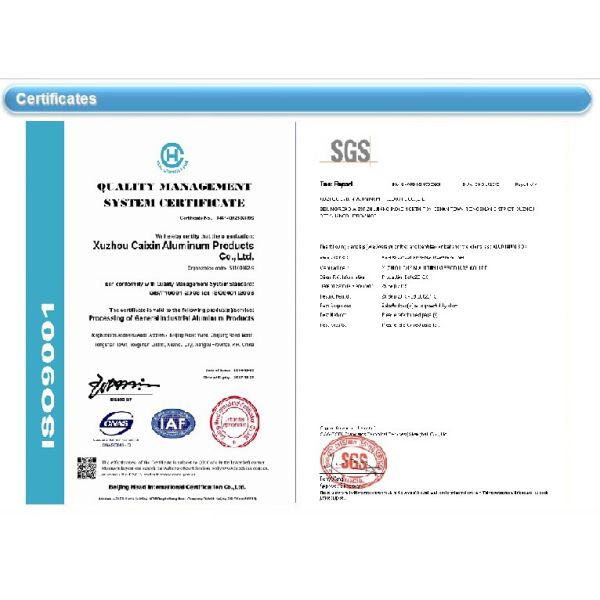 aluminum fast freezing frame