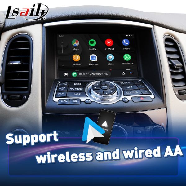 Lsailt Android Auto Carplay Screen for 2007-2017 Infiniti EX25 EX35 EX37 EX30d EX QX50