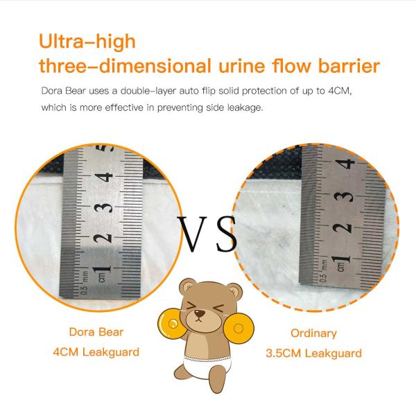 Disposable Baby Diapers in Bulk 360 Waist Band Pull Up Nappies for Babies