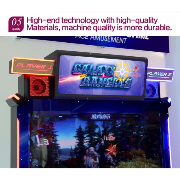 Shooting Gun Ticket Redemption Game Machine For Family Amusement